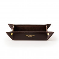 Leather Tray in Dark Tan