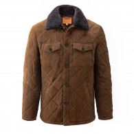 Berkeley Quilted Suede Jacket