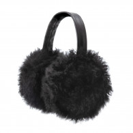 Sheepskin Earmuffs in Black