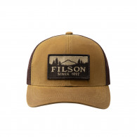 Logger Mesh Cap in Dark Tan