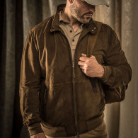 Aden Suede Harrington Jacket