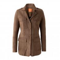 Ladies Farah Suede Safari Jacket