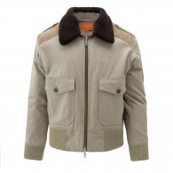 Hide Jacket in Sand Stone