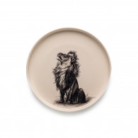 Small Hand Painted Lion Dish