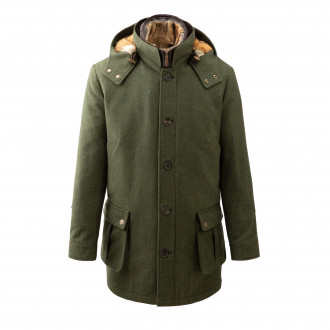 Habsburg Men's Antonius Fur Lined Coat with Removable Gilet