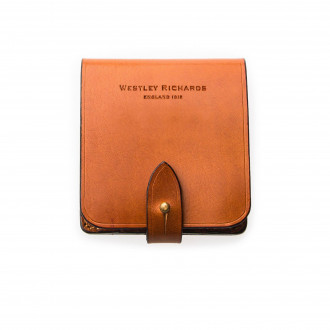 Westley Richards Medium 5Rd Closed Ammunition Belt Wallet in Mid Tan