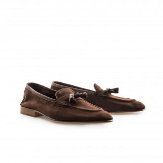 Edward Green Portland Loafer- Baby Calf Suede