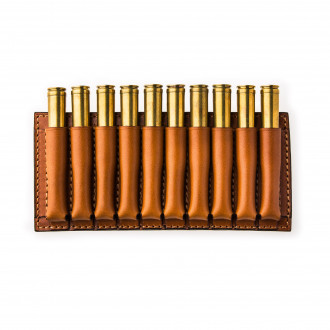 Westley Richards Medium 10 Rd Open Ammunition Belt Wallet in Mid Tan