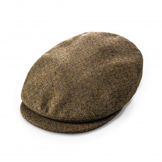 Westley Richards Bond Tweed cap in Wilton Brown