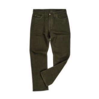 Westley Richards Moleskin Jeans in Olive