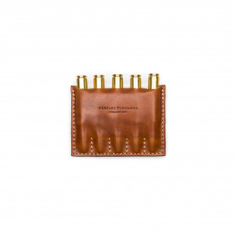 Westley Richards Open Ammunition Wallet in Mid Tan