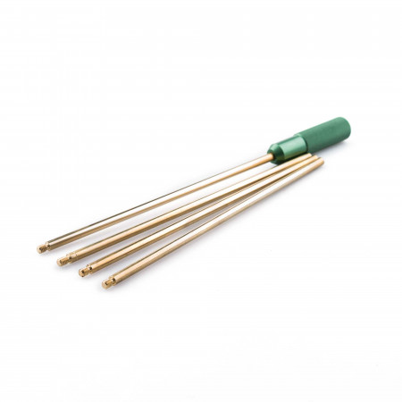 Napier 4 Piece Brass Rifle Cleaning Rod