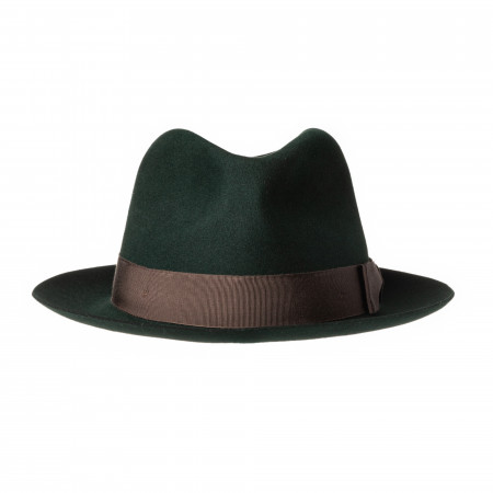 Albert Beaver Felt Trilby in Emerald