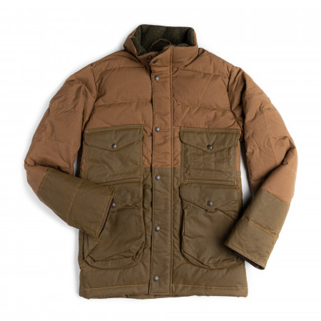 Filson Down Cruiser Jacket in Dark Tan