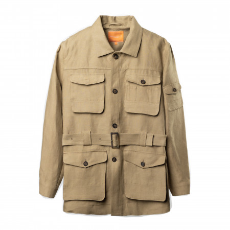 Westley Richards Linen Selous Safari Jacket in Hessian
