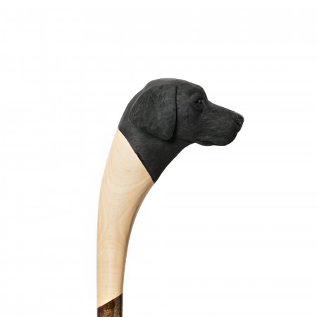 Black Labrador Walking Stick