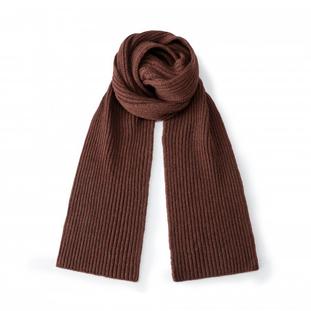 Anglesey Knit Scarf in Sienna