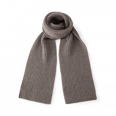 Anglesey Knit Scarf in Driftwood