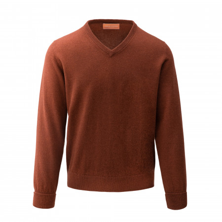 Cranborne Cashmere Slipover in Terra