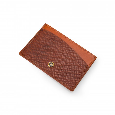 Aston 4cc Card Holder in Horween Cognac