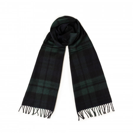 Westley Richards Pure Cashmere Scarf in Black Watch