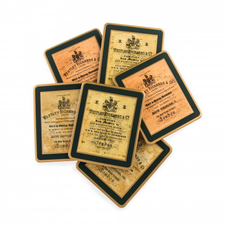 Westley Richards Trade Label Coasters