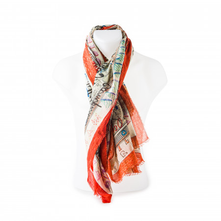 Faliero Sarti Holiday in Italy Scarf