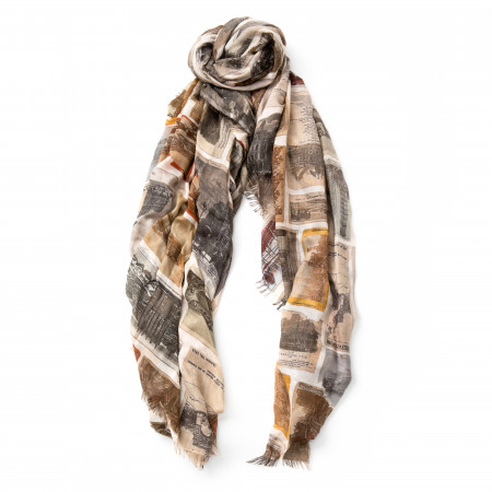 Faliero Sarti Postcard Scarf