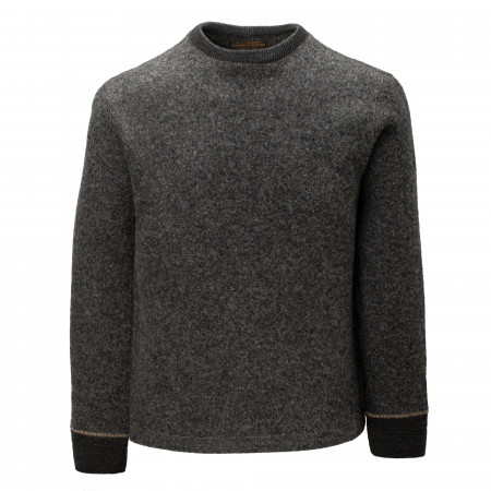 Filson Keyport Wool Crewneck in Charcoal Heather