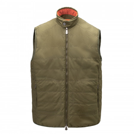 Westley Richards Ripstop Helvellyn Gilet in Military Green