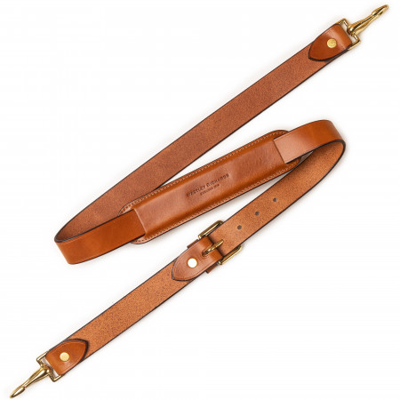 Westley Richards Deluxe Shoulder Strap in Mid Tan