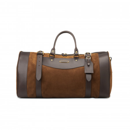 Westley Richards Medium Sutherland Bag in Walnut Suede