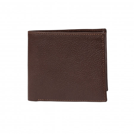Heronshaw Billfold Wallet in Dark Tan