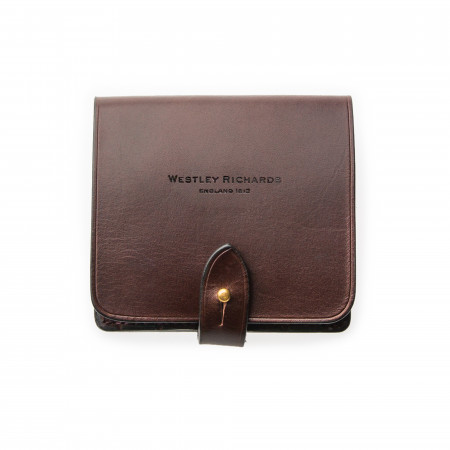 Westley Richards Medium 5Rd Closed Ammunition Belt Wallet in Dark Tan