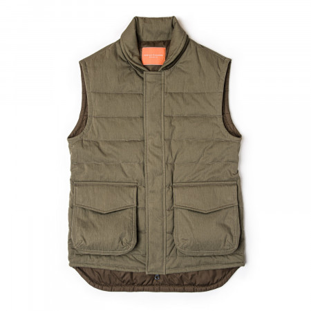 Westley Richards Pathfinder Quilted Gilet in Hunter Green