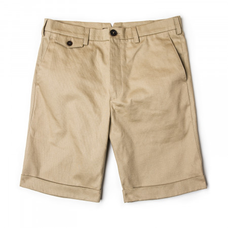 Westley Richards Pathfinder Twill Shorts in Stone