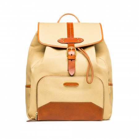 Westley Richards Bournbrook Rucksack in Safari & Mid Tan