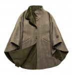 T.ba Ladies Reversible Cape in Classic Tweed