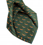 Silk Grouse tie in Highland Green