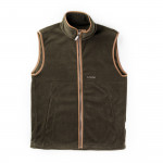 Oakham Fleece Gilet in Dark Olive