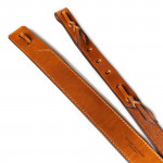 1.5" Leather Rifle Sling in Mid Tan