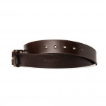 1.5" Leather Belt in Dark Tan
