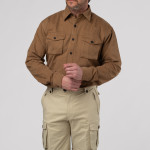 Expedition Safari Shirt in Brushed Fawn