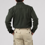 Expedition Safari Shirt in Brushed Bush Green