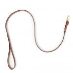 Leather dog Lead in Mid Tan