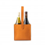 Leather Carrier for 2 Bottles