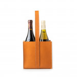 Leather Carrier for 2 Bottles