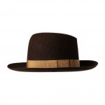 Edward Freestyle Fedora in Bark