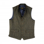 Piero Waistcoat in Olive