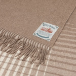 Ombre Striped Cashmere Throw